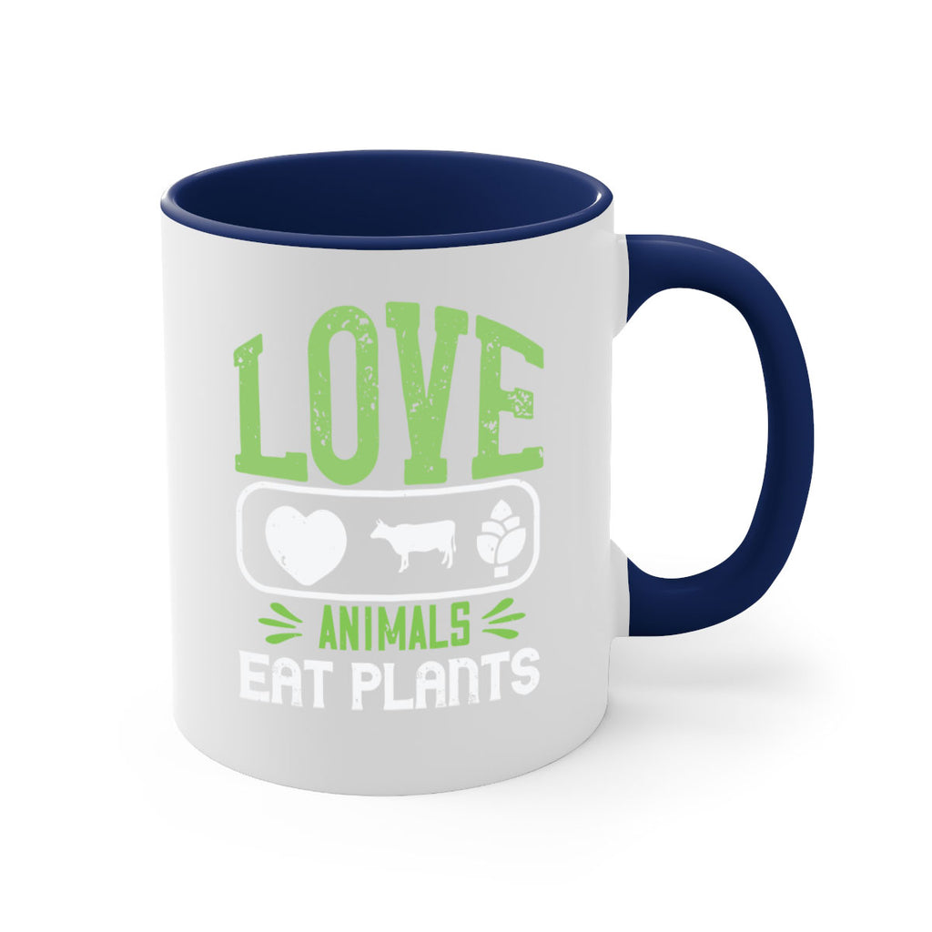love animals eat plants 33#- vegan-Mug / Coffee Cup