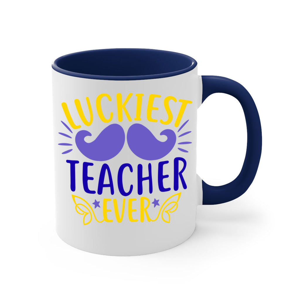 luckiest teacher ever 12#- mardi gras-Mug / Coffee Cup
