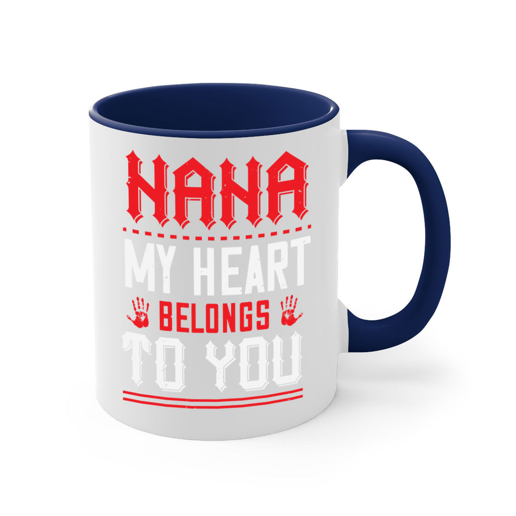 nana MY HEART 7#- grandma-Mug / Coffee Cup