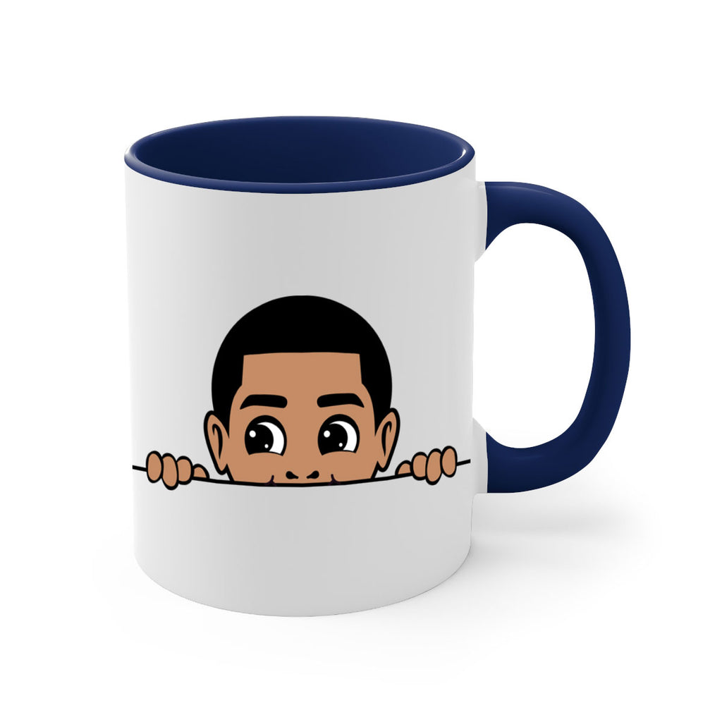 peekaboo boy 17#- Black men - Boys-Mug / Coffee Cup