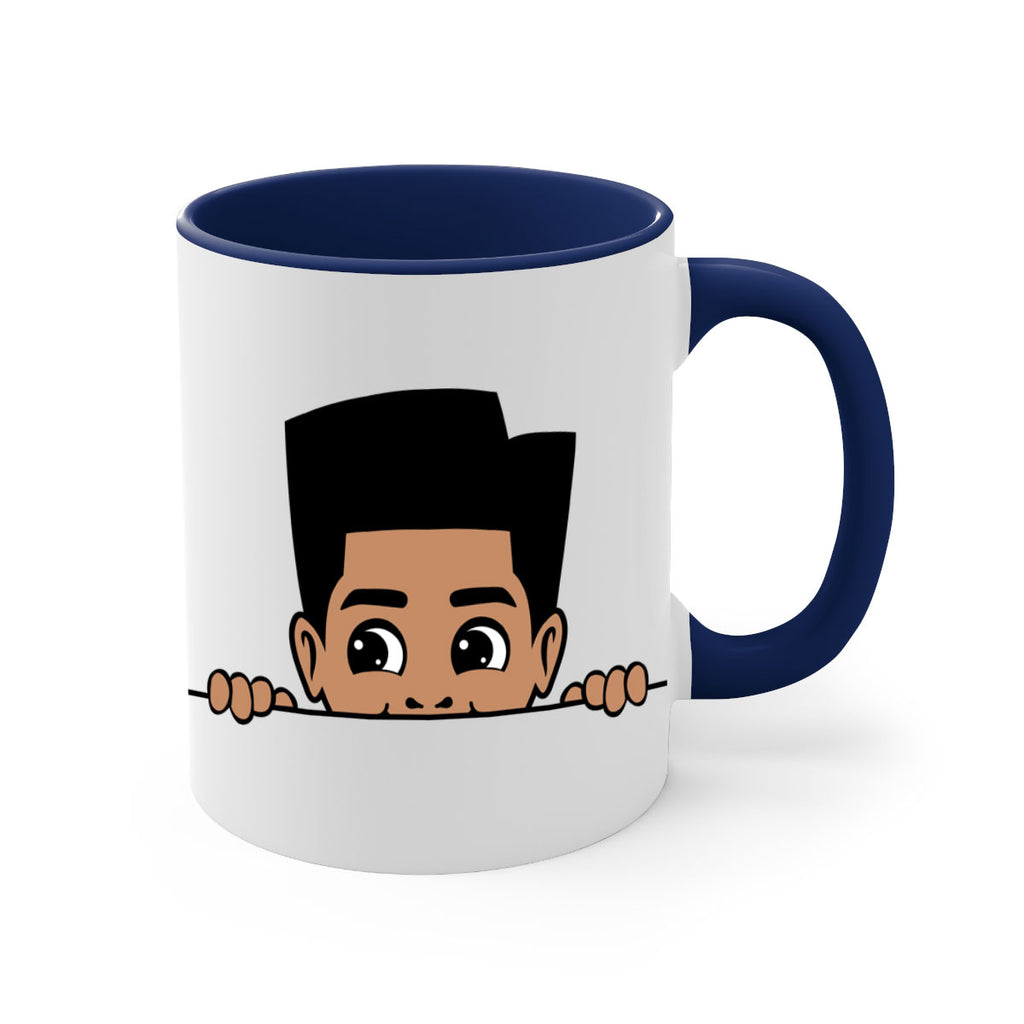 peekaboo boy 18#- Black men - Boys-Mug / Coffee Cup