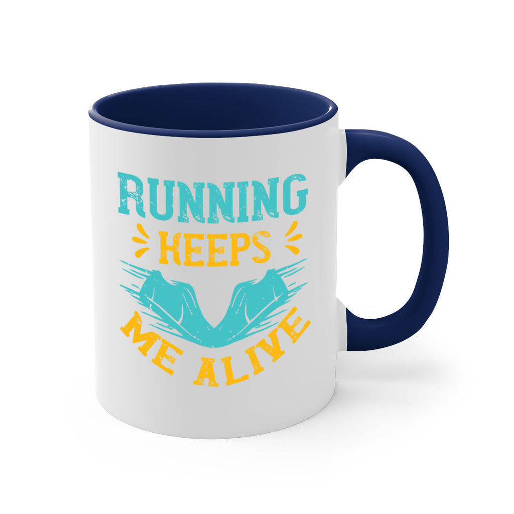 running keeps me alive 19#- running-Mug / Coffee Cup
