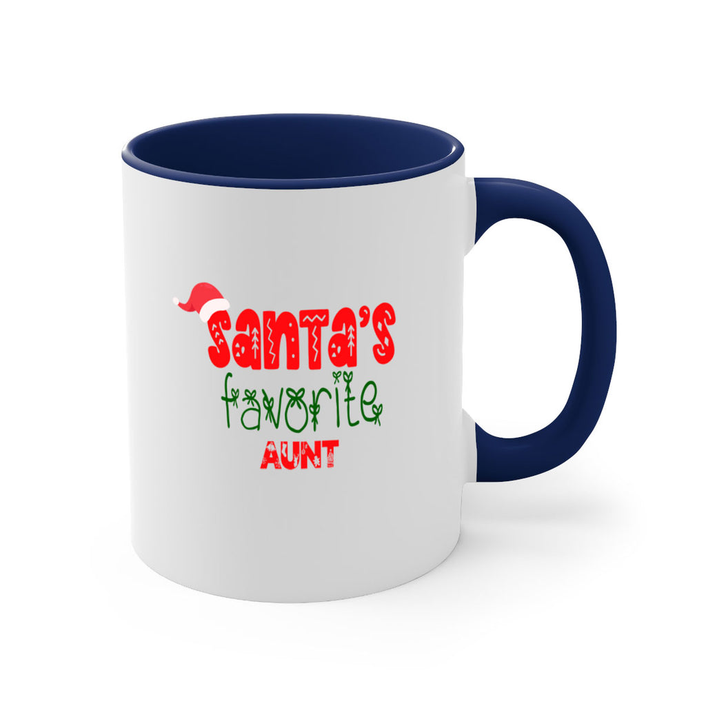 santas favorite aunt style 666#- christmas-Mug / Coffee Cup