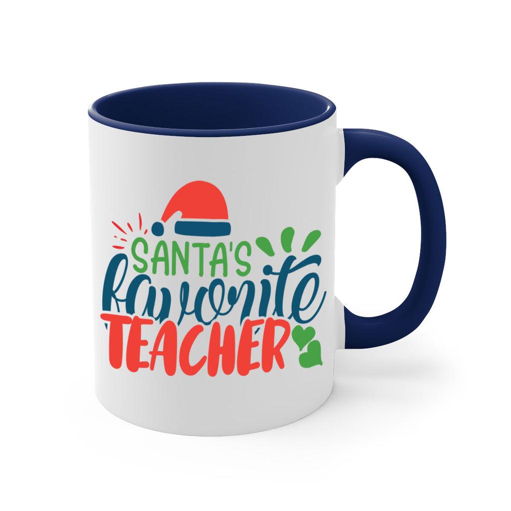 santas favorite teacher Style 151#- teacher-Mug / Coffee Cup
