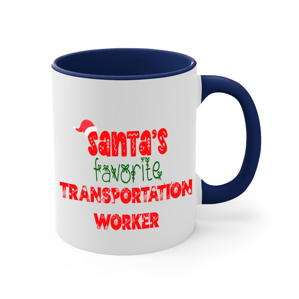 santas favorite transportation worker style 1130#- christmas-Mug / Coffee Cup