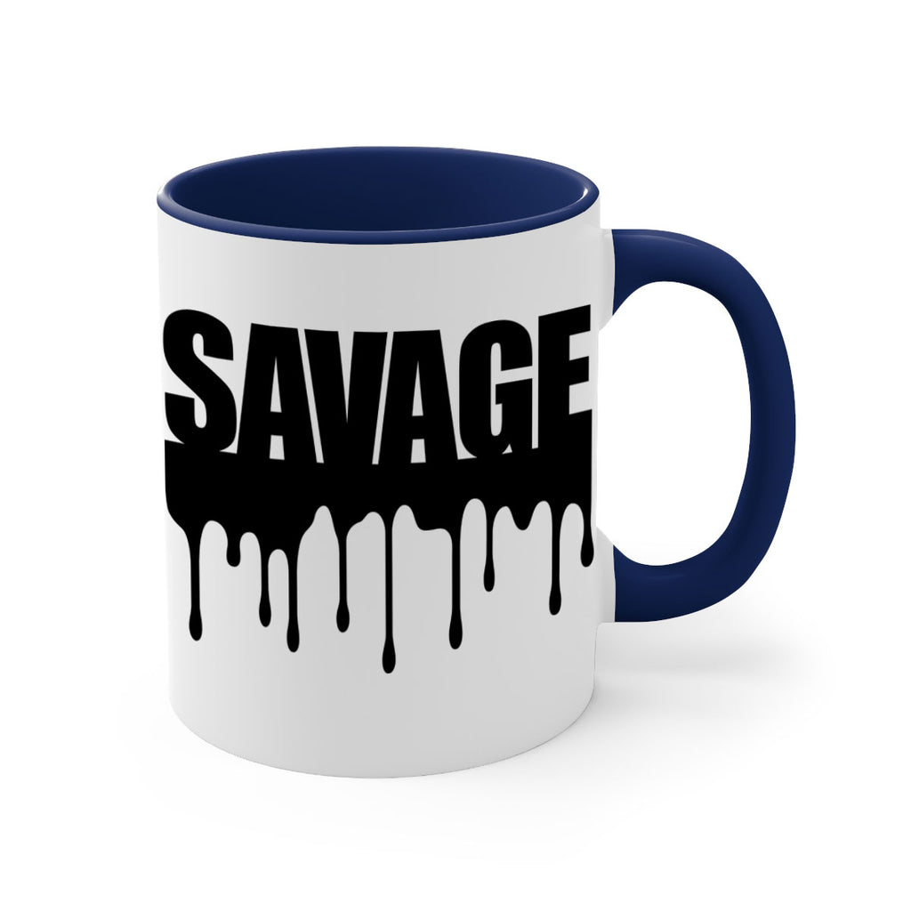 savage drip 41#- black words - phrases-Mug / Coffee Cup