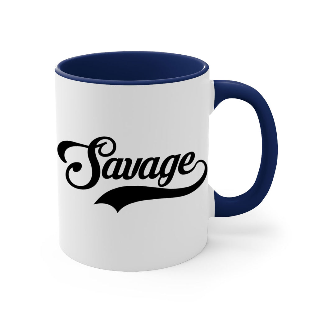 savage script 40#- black words - phrases-Mug / Coffee Cup
