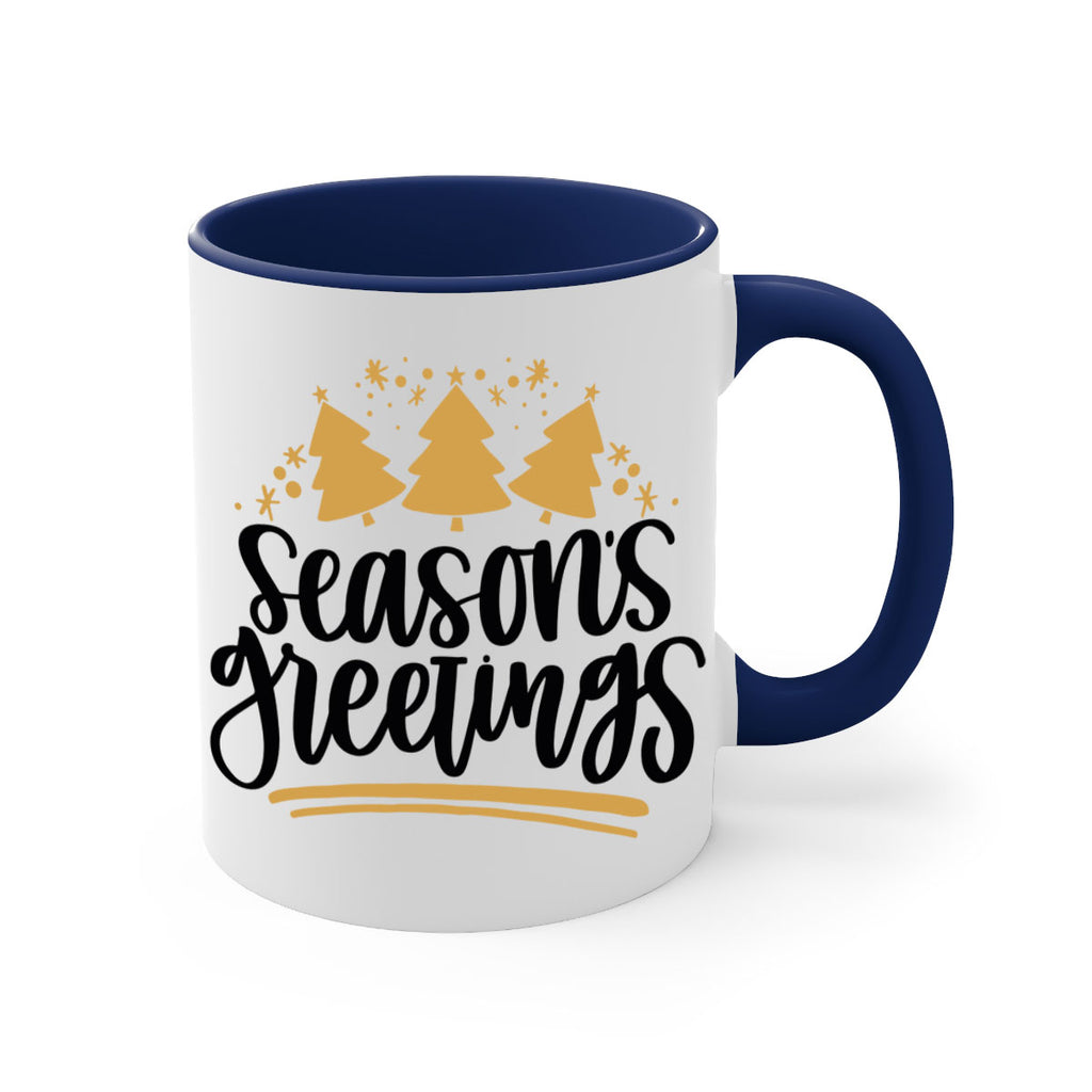 season greetings gold 51#- christmas-Mug / Coffee Cup