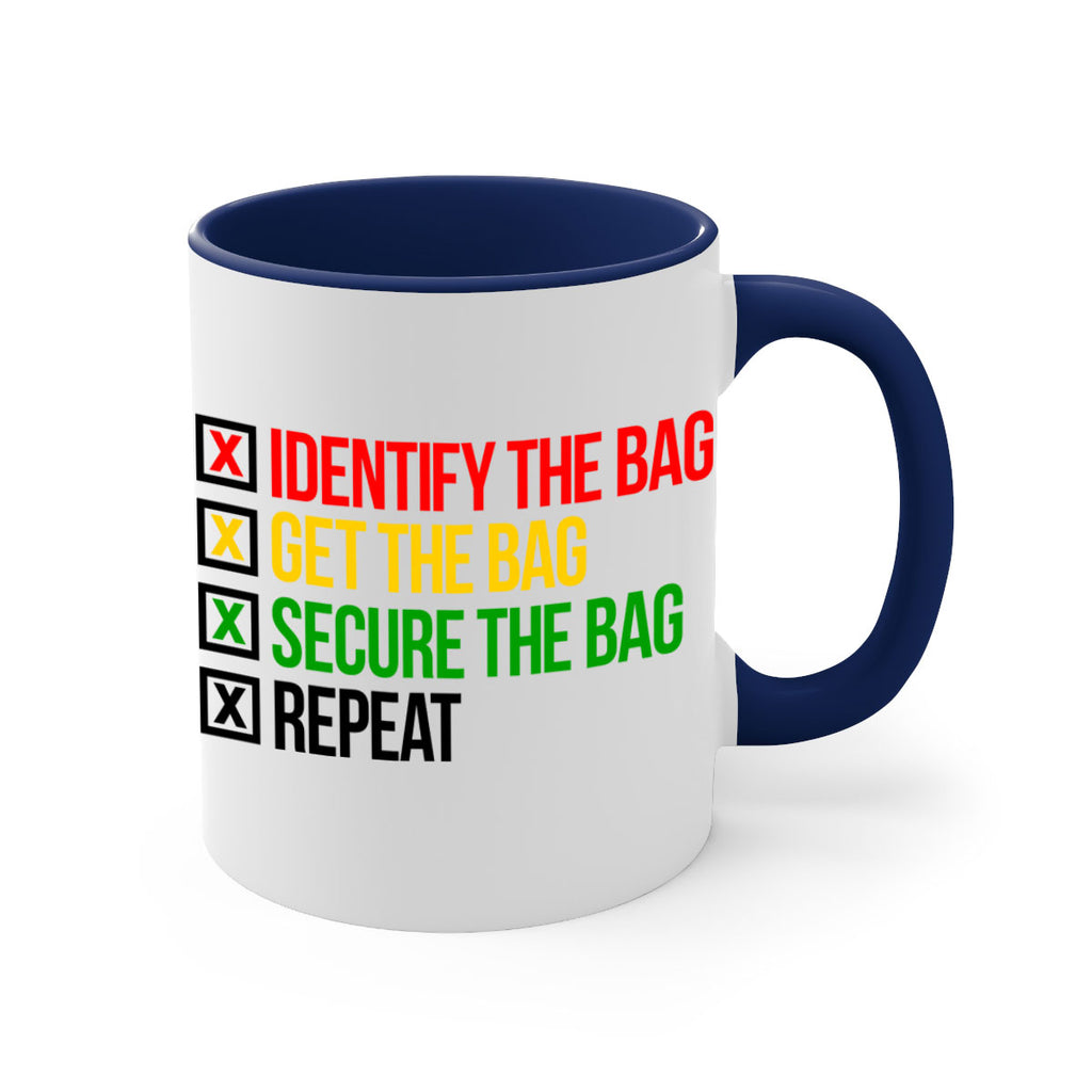 secure the bag 38#- black words - phrases-Mug / Coffee Cup