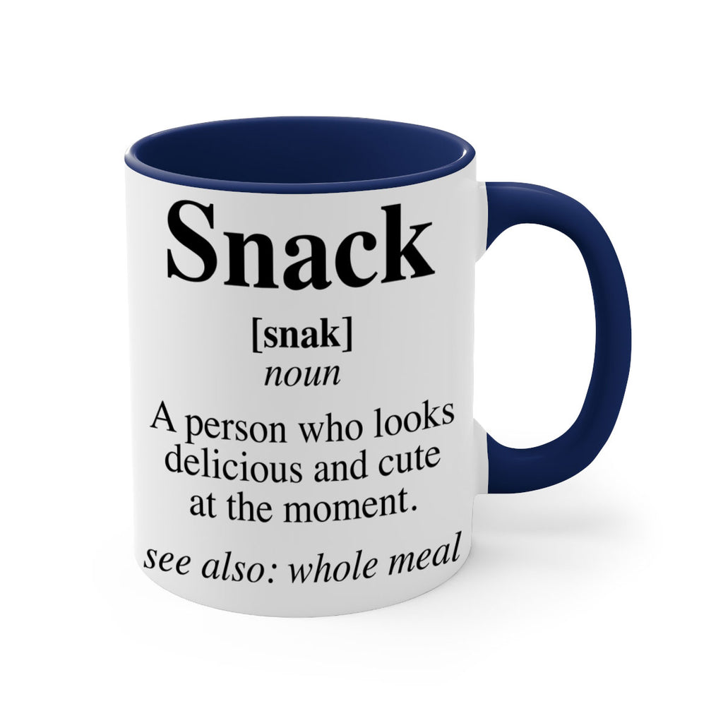 snack definition 29#- black words - phrases-Mug / Coffee Cup