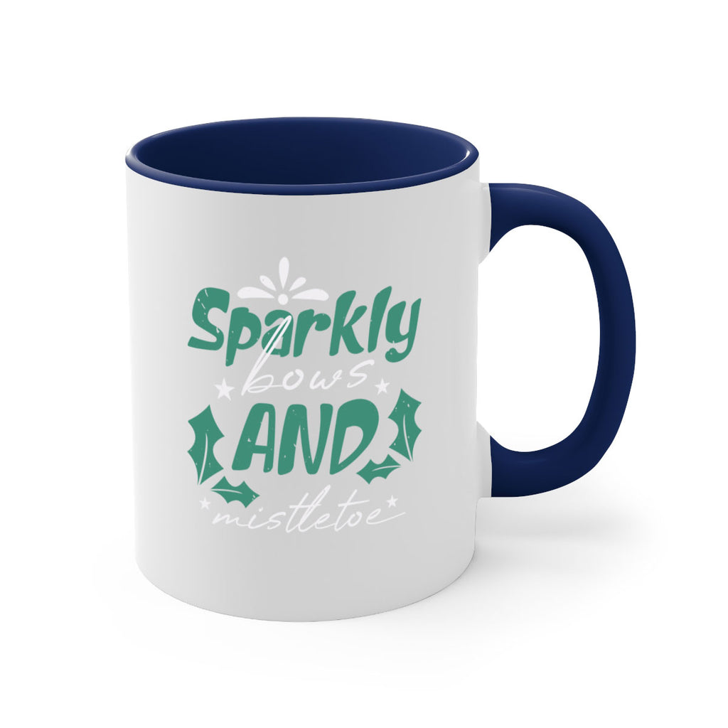 sparkly bows and mistletoe 357#- christmas-Mug / Coffee Cup