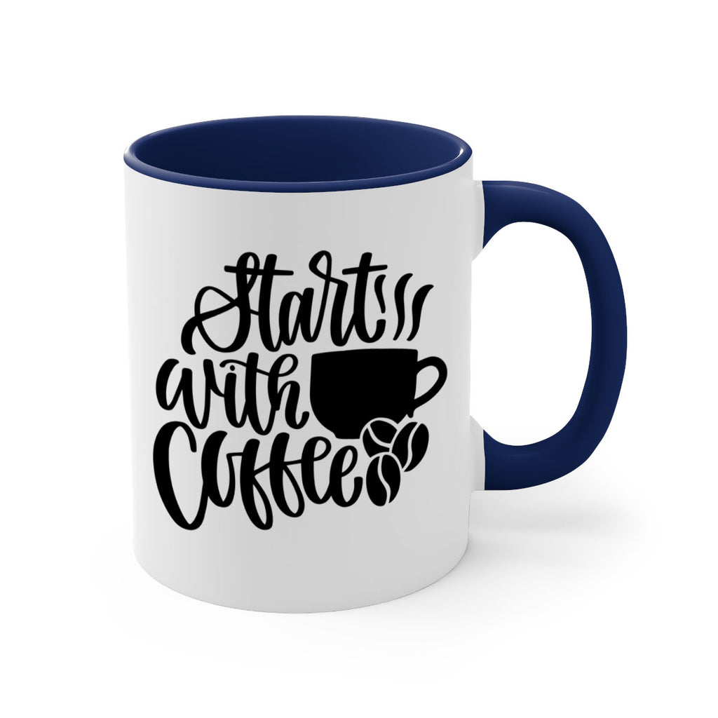 start with coffee 33#- coffee-Mug / Coffee Cup