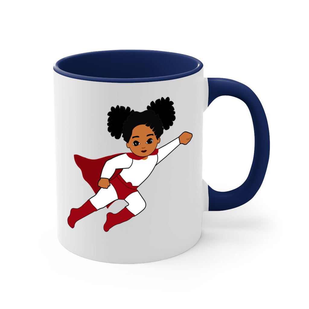 super kids girl 6#- Black women - Girls-Mug / Coffee Cup