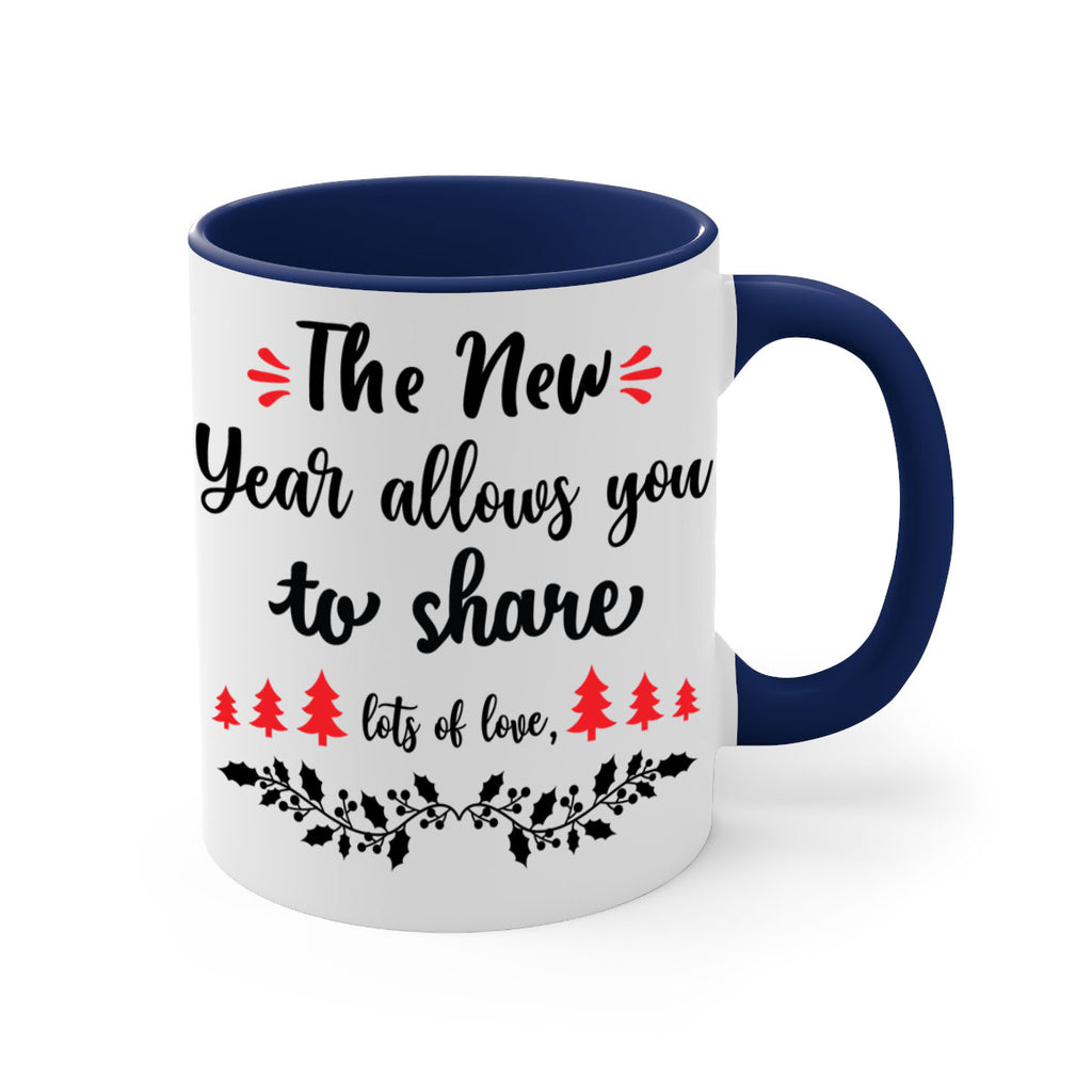 the new year allows you to share lots of love style 1205#- christmas-Mug / Coffee Cup