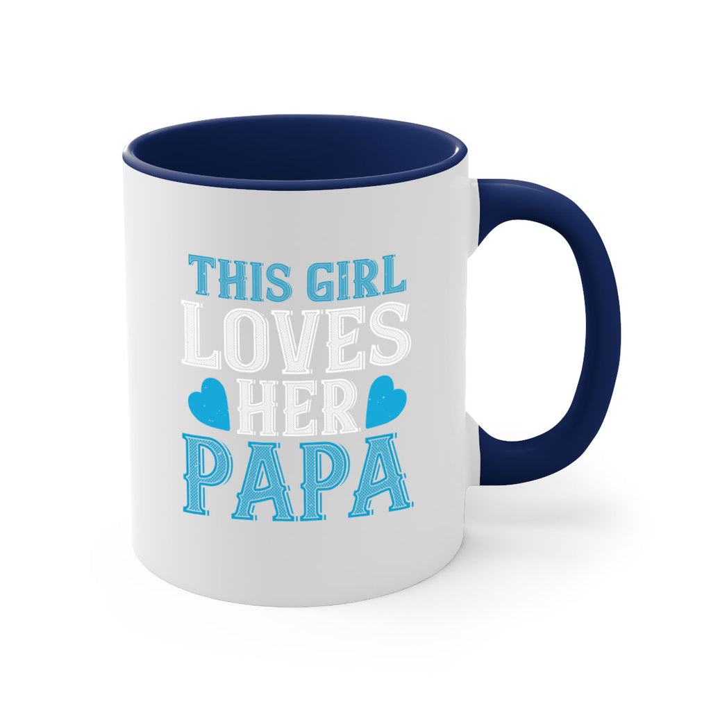 this girl loves her papa 3#- grandpa-Mug / Coffee Cup
