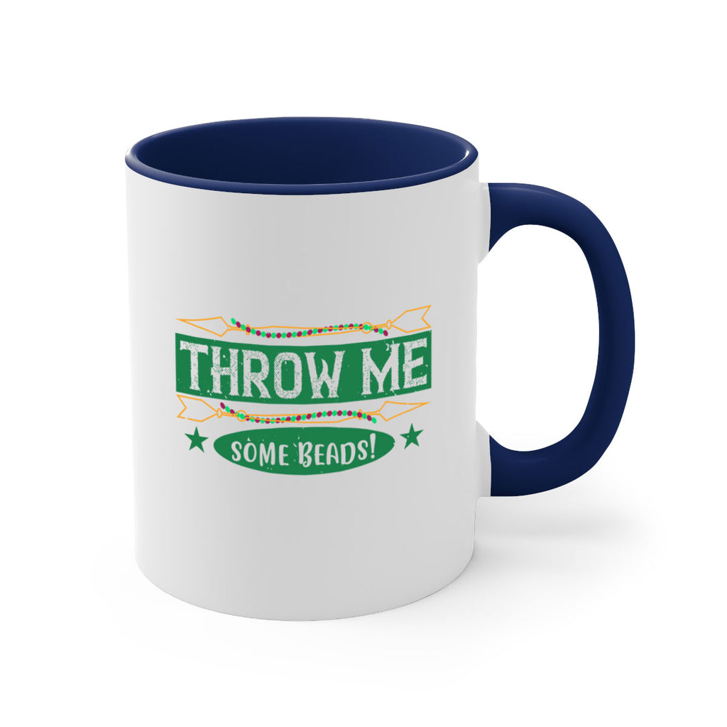 throw me some beads 34#- mardi gras-Mug / Coffee Cup