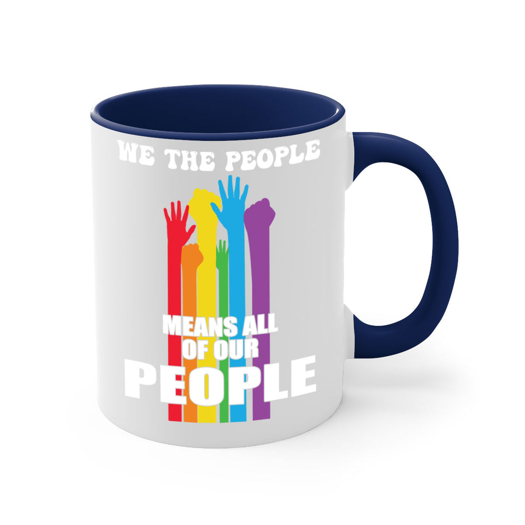 we the people means all lgbt 4#- lgbt-Mug / Coffee Cup