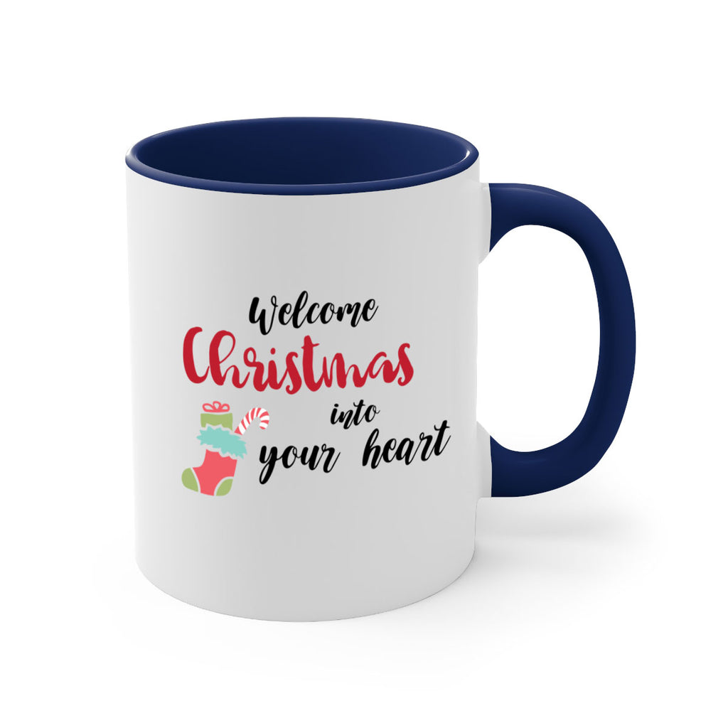 welcome christmas into your heart style 1232#- christmas-Mug / Coffee Cup