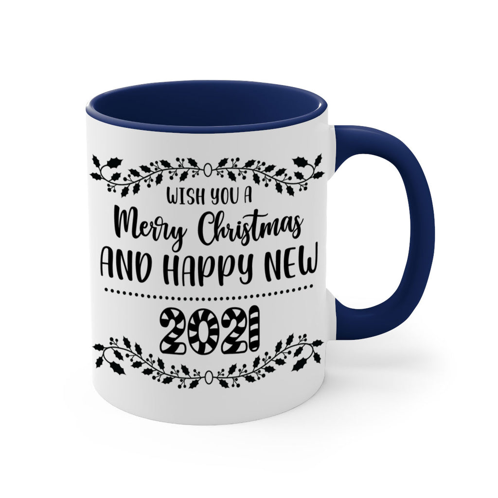 wish you a merry christmas and happy new year style 1242#- christmas-Mug / Coffee Cup