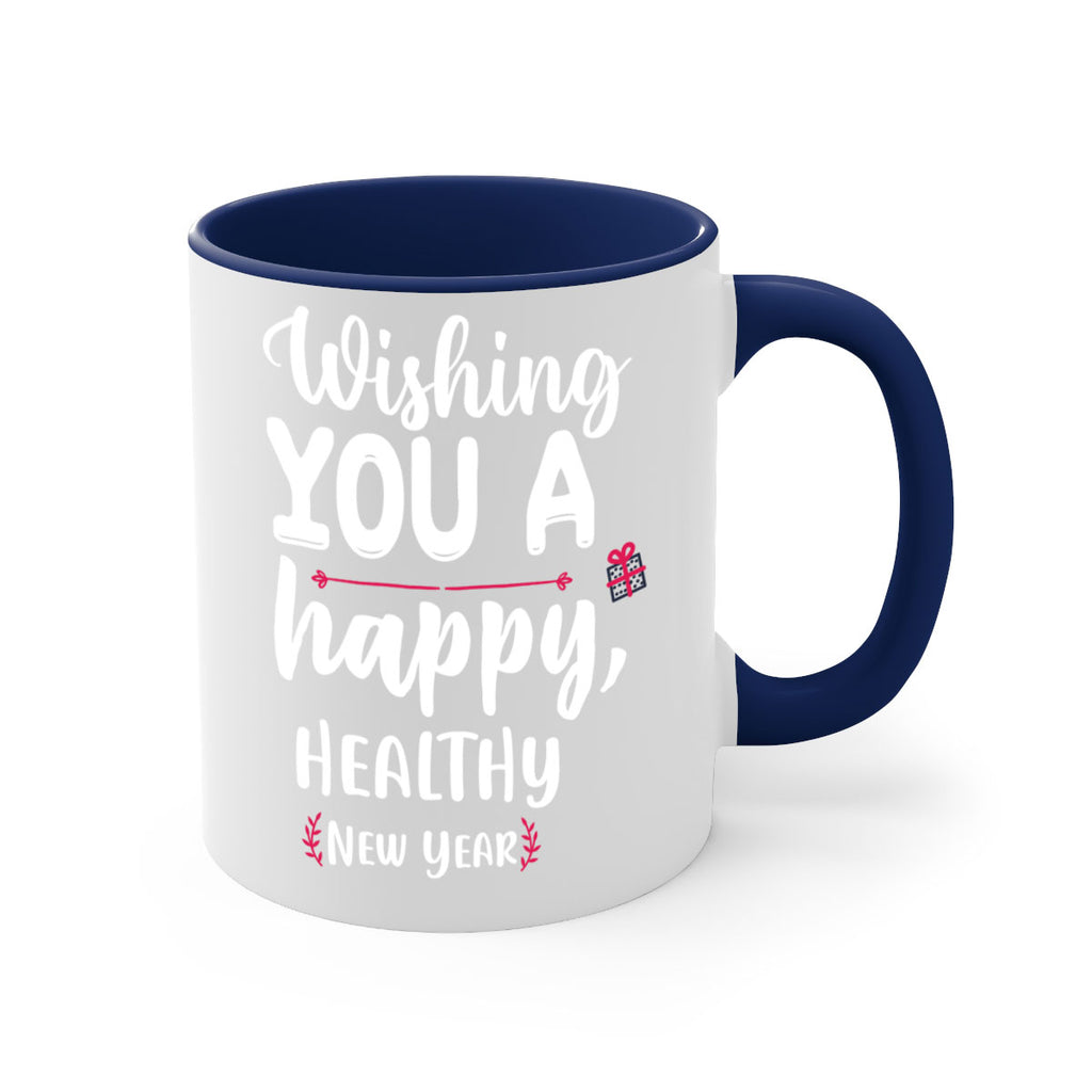 wishing you a happy, healthy new year style 1243#- christmas-Mug / Coffee Cup
