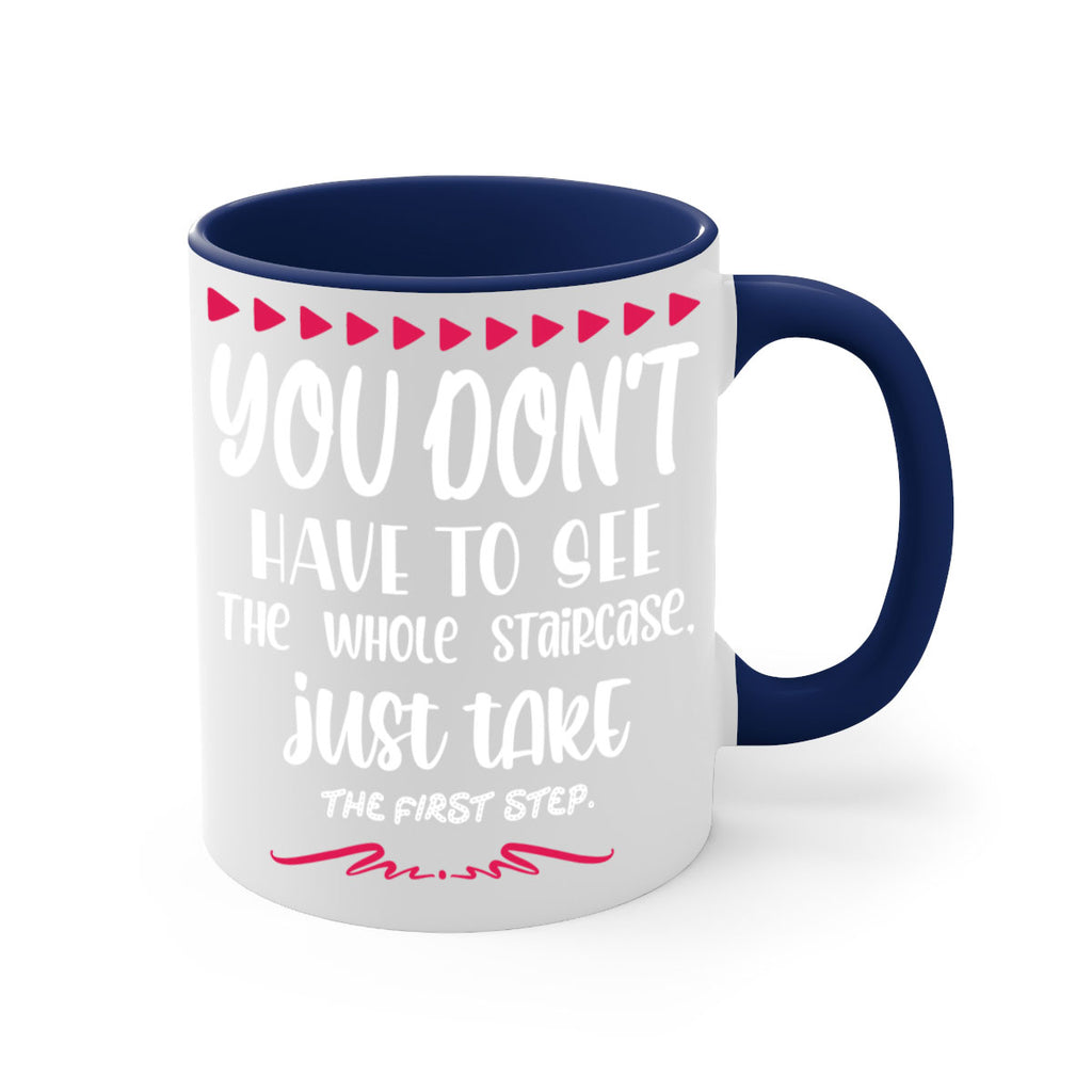 you don't have to see the whole staircase, just take the first step style 1250#- christmas-Mug / Coffee Cup