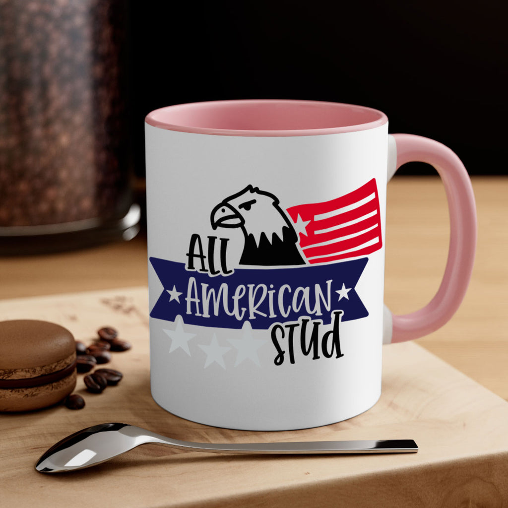 All American Stud Style 142#- 4th Of July-Mug / Coffee Cup