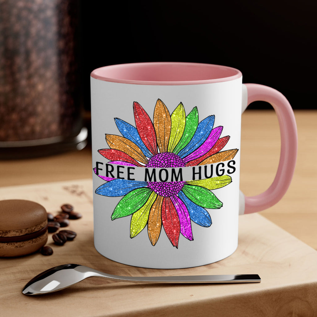 Free Mom Hugs Gay Pride Lgbt Flower 26#- lgbt-Mug / Coffee Cup