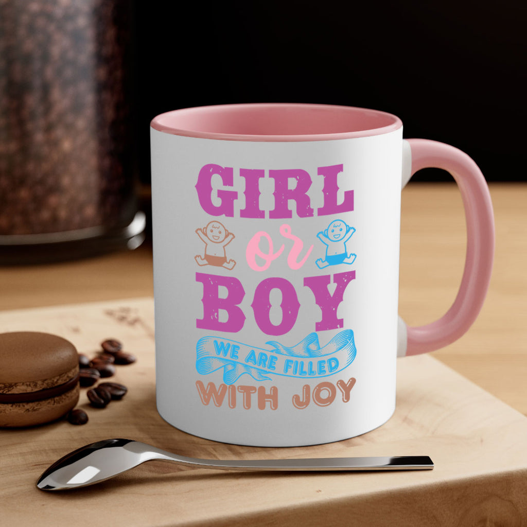 Girl or boy we are filled with joy Style 38#- baby shower-Mug / Coffee Cup