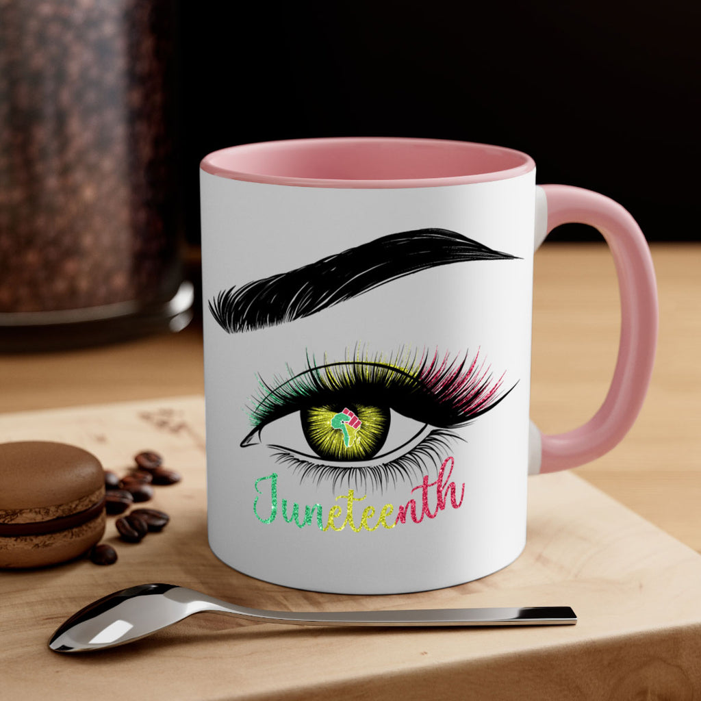 Juneteenth 1865 GirlS Eye 3#- juneteenth-Mug / Coffee Cup