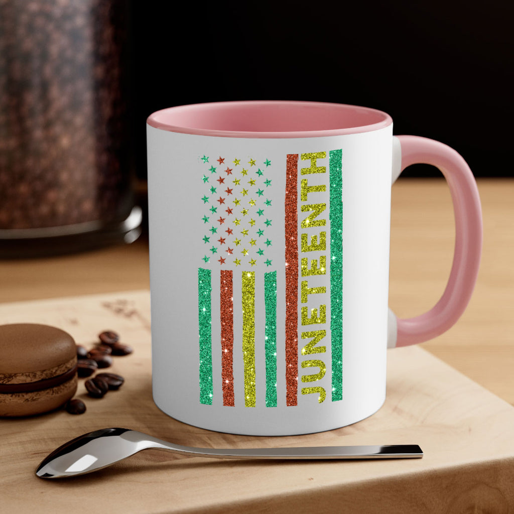 Juneteenth Freedom Day Afro Usa Flag Png 23#- juneteenth-Mug / Coffee Cup