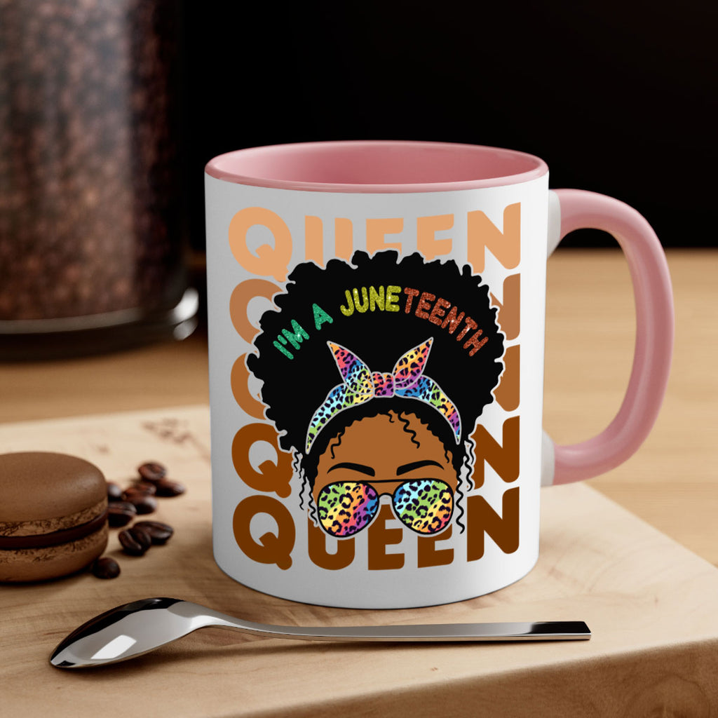 Juneteenth Queen Swag Black Melanin Png 26#- juneteenth-Mug / Coffee Cup