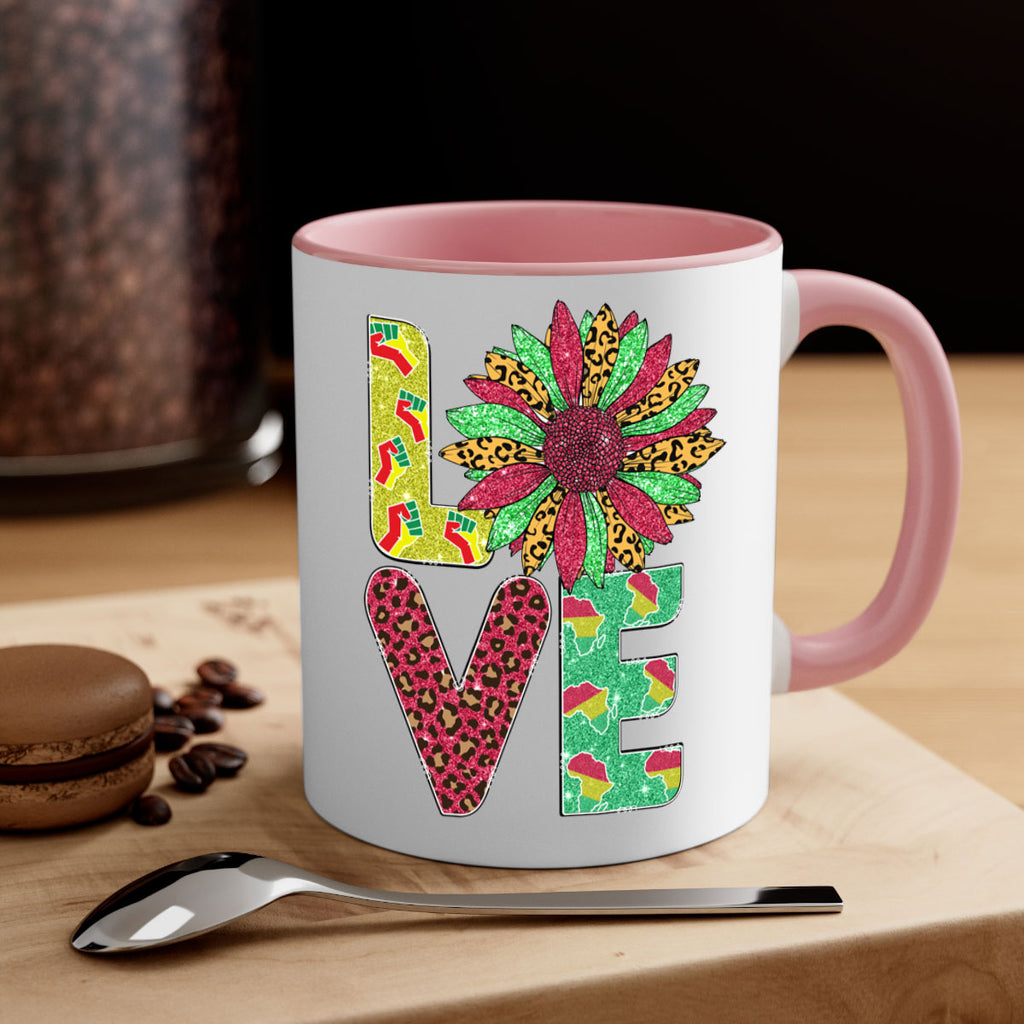 Love Juneteenth Day Fist Sunflower Png 7#- juneteenth-Mug / Coffee Cup