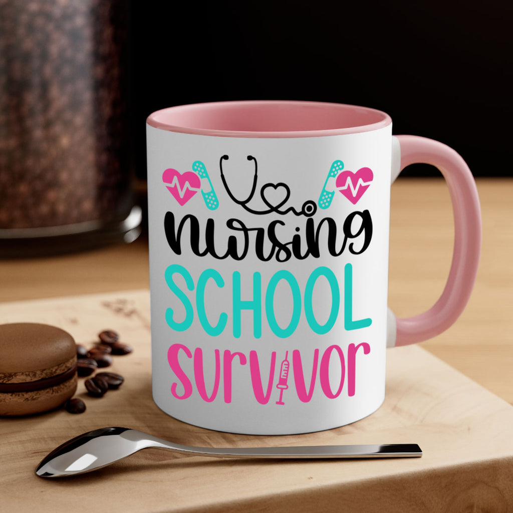 Nursing School Survivor Style Style 63#- nurse-Mug / Coffee Cup