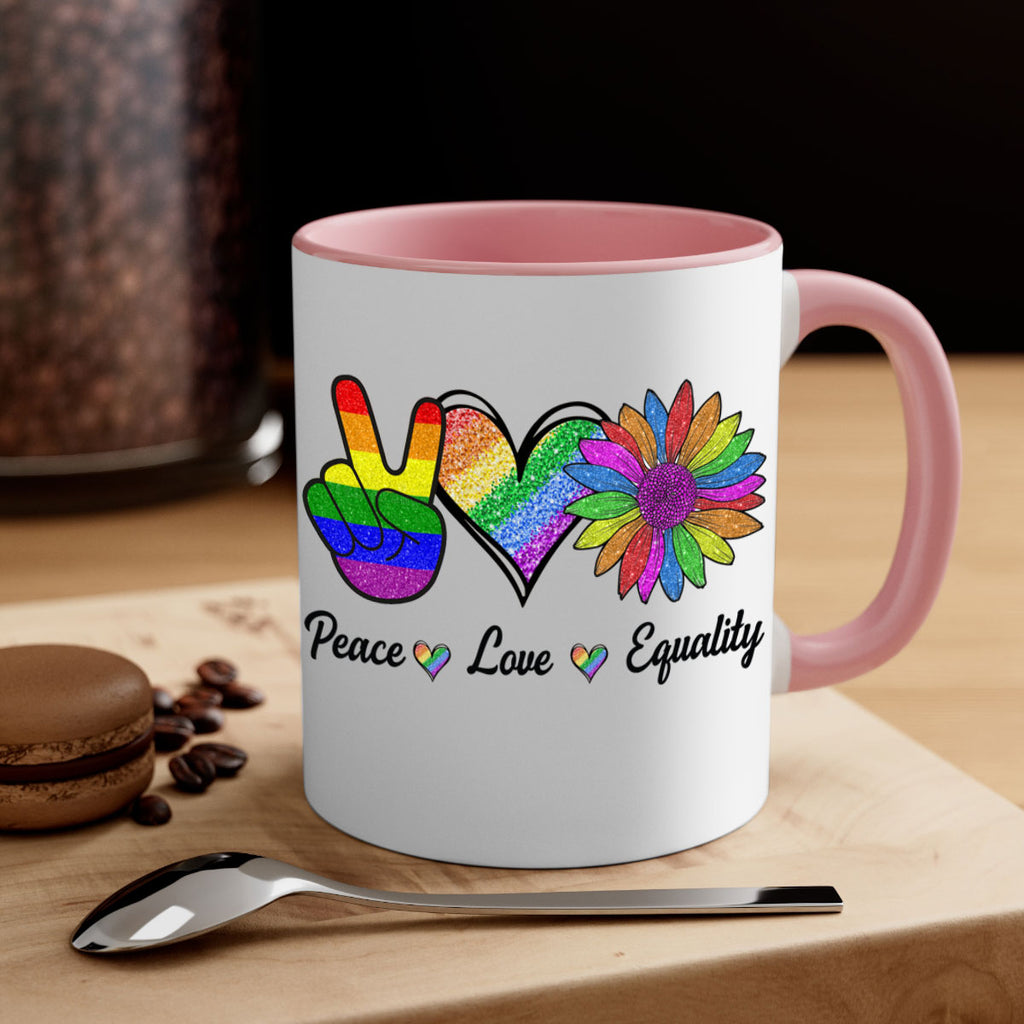 Peace Love Equality Lgbt Pride Design 40#- lgbt-Mug / Coffee Cup