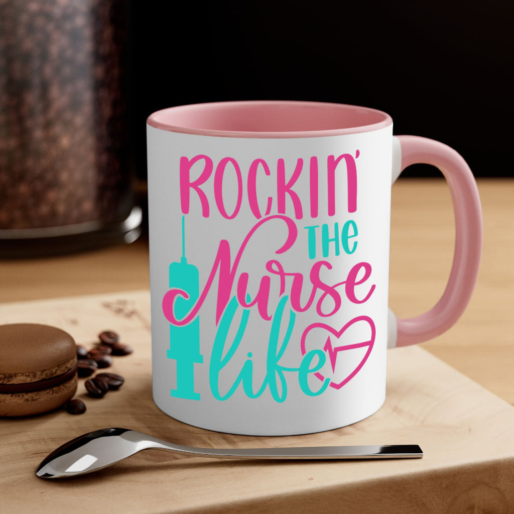 Rockin The Nurse Life Style Style 55#- nurse-Mug / Coffee Cup