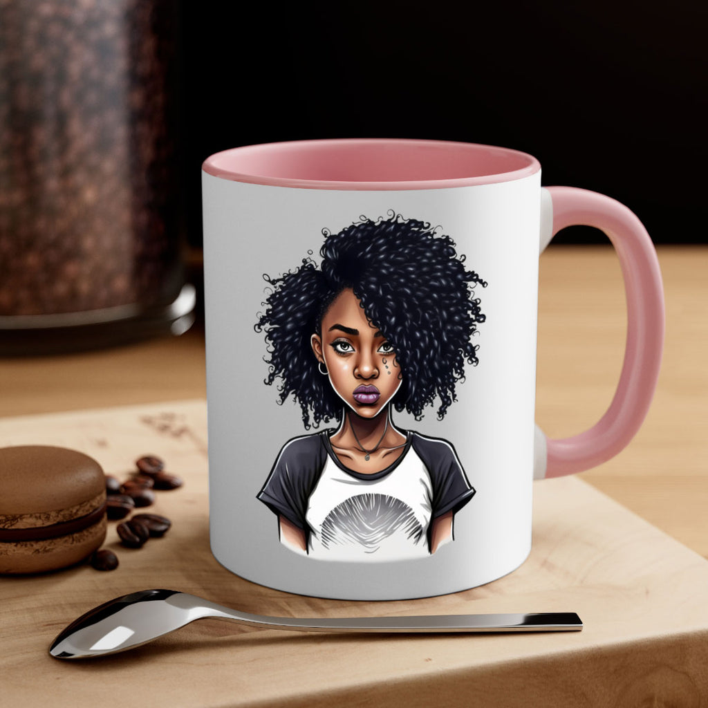 Sparkling Black Girl Design 18#- Black women - Girls-Mug / Coffee Cup