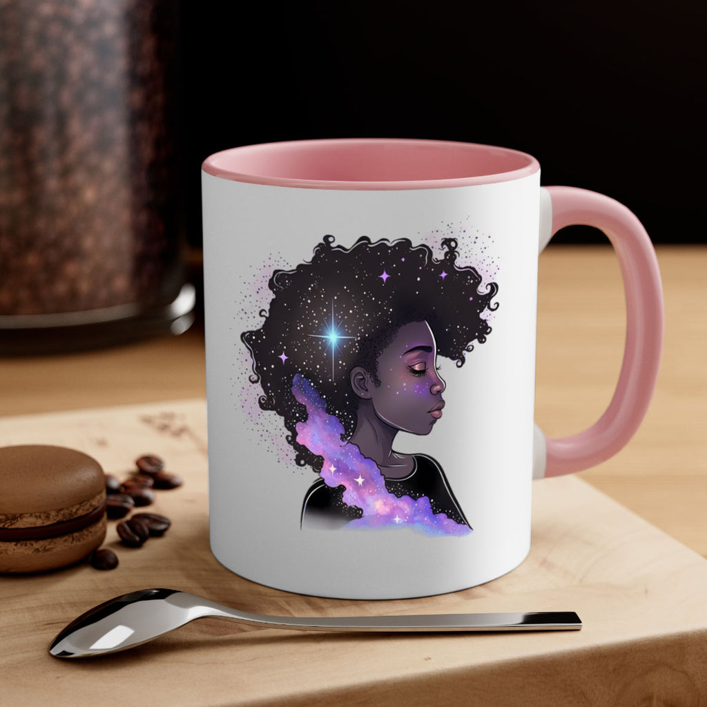Sparkling Black Girl Design 4#- Black women - Girls-Mug / Coffee Cup