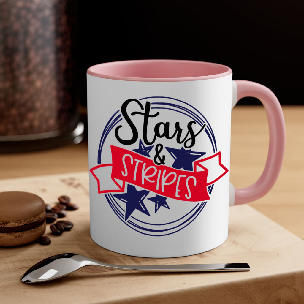 Stars StripeS Style 174#- 4th Of July-Mug / Coffee Cup