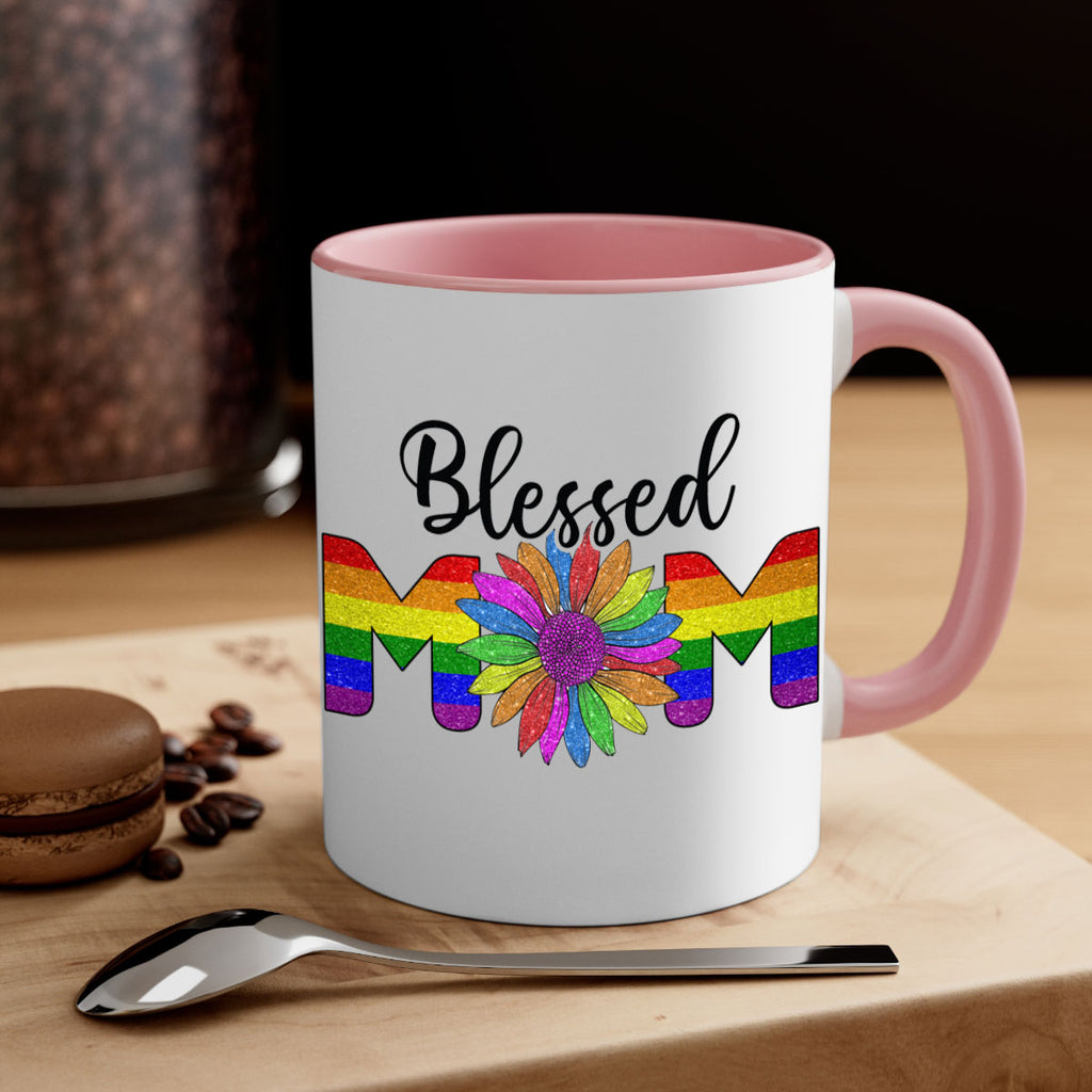 Sunflower Lgbt Blessed Mom  51#- lgbt-Mug / Coffee Cup