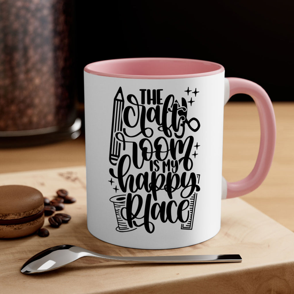 The Craft Room Is My Happy Place 4#- crafting-Mug / Coffee Cup