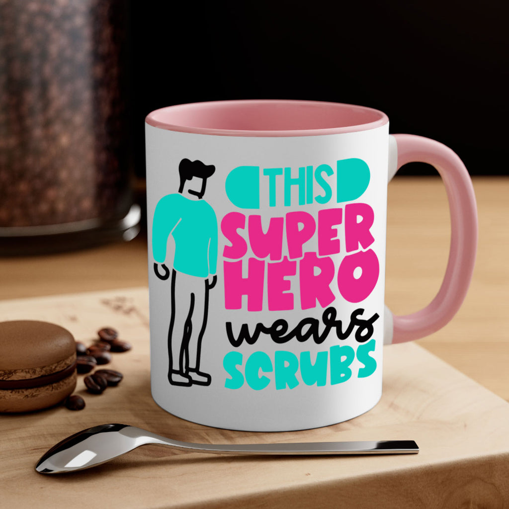 This Superhero Wears Scrubs Style Style 19#- nurse-Mug / Coffee Cup