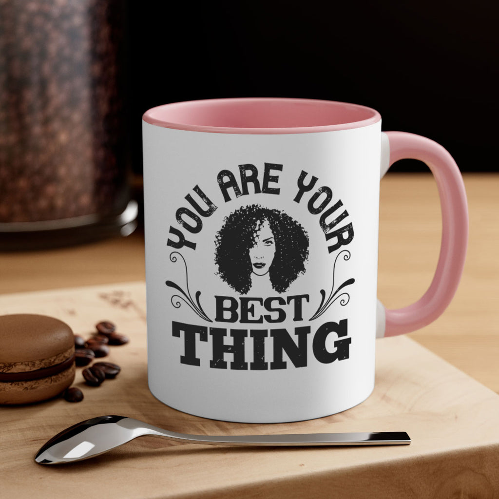 You are your best thing Style 9#- Afro - Black-Mug / Coffee Cup