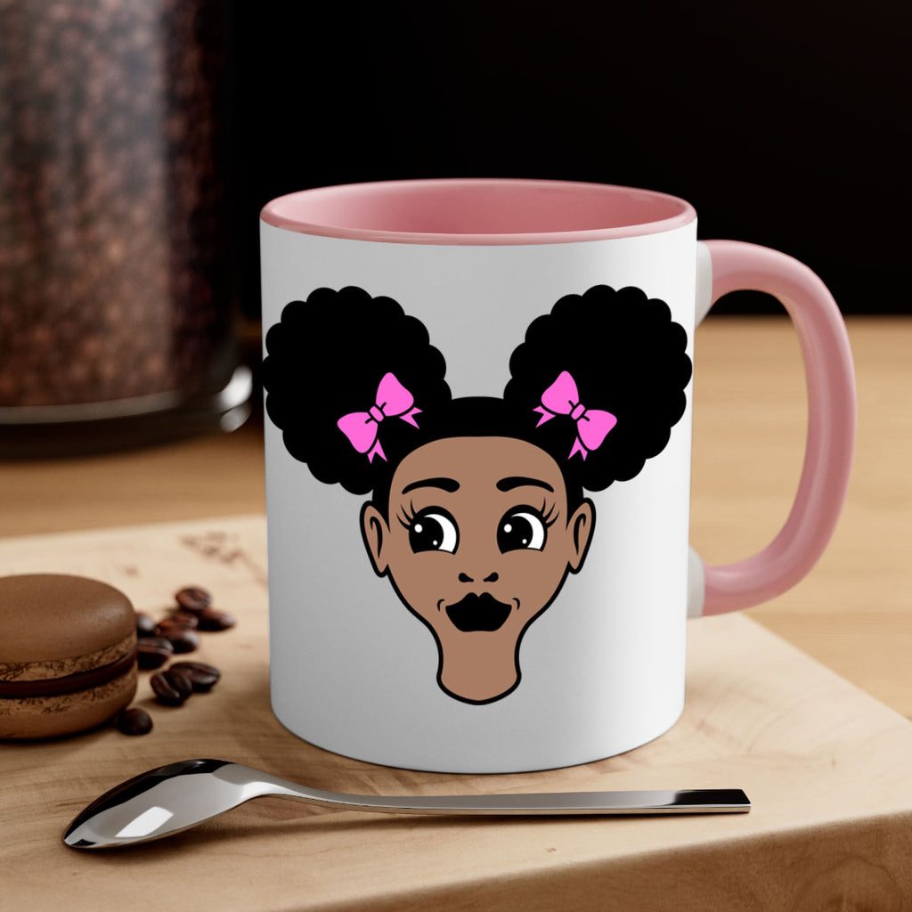 afro puffs girl 74#- Black women - Girls-Mug / Coffee Cup