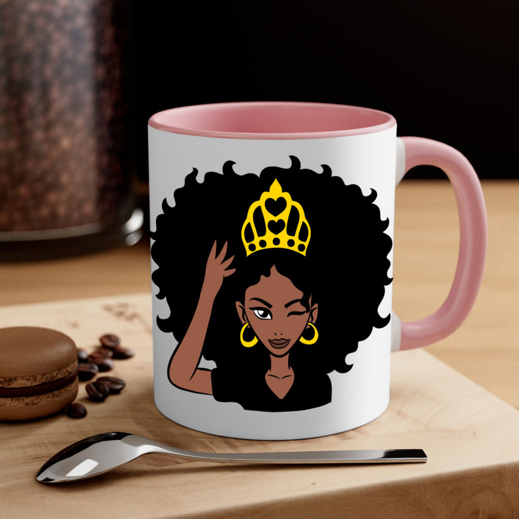 afro queen crown 72#- Black women - Girls-Mug / Coffee Cup