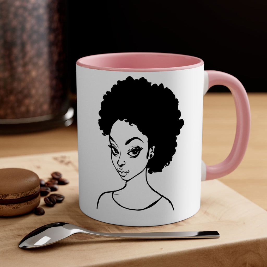 afro woman girl lady 68#- Black women - Girls-Mug / Coffee Cup