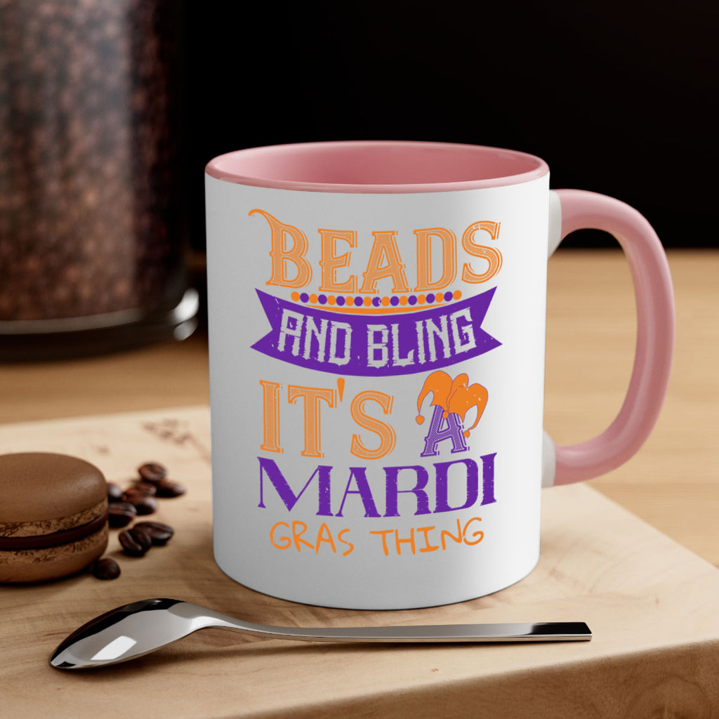 beads and bling its a mardi gras thing 51#- mardi gras-Mug / Coffee Cup