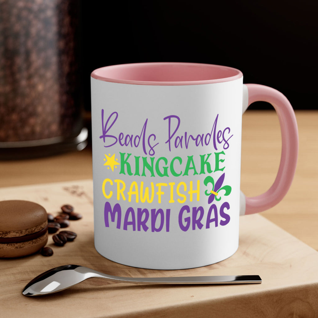 beads parades kingcake crawfish mardi gras 85#- mardi gras-Mug / Coffee Cup