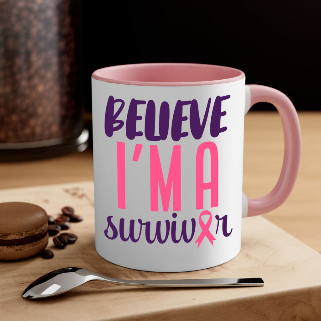 believe im a survivor Style 16#- breast cancer-Mug / Coffee Cup