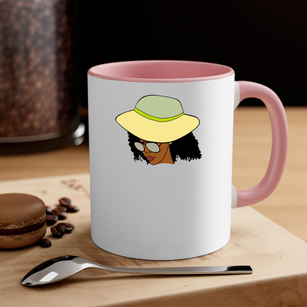 black afro 45#- Black women - Girls-Mug / Coffee Cup