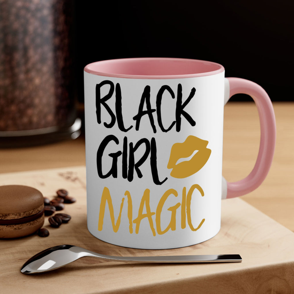 black girl magic lips cocoandbanana 245#- black words - phrases-Mug / Coffee Cup